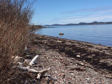 Private beach looking toward Canada.