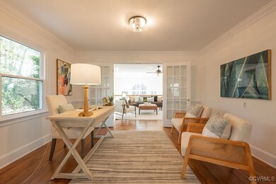 Office or library space. New lighting & those gorg