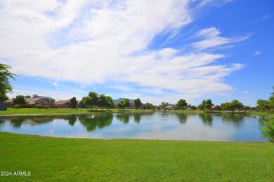 Lake at entrance to Sun Groves