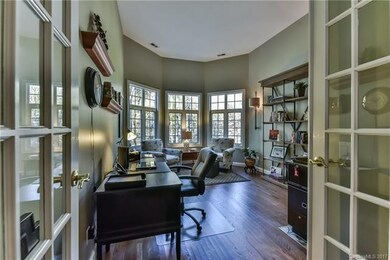 French doors lead you to office/study with bays wi