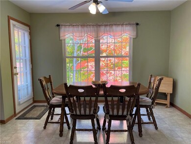Eat in Kitchen Overlooks Wooded Yard