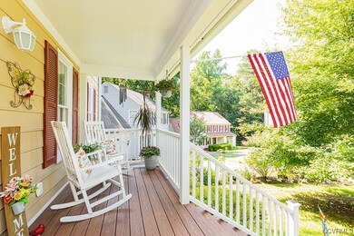 Enjoy relaxing on the front porch.