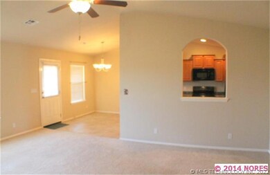 The dining area is conveniently located  just off