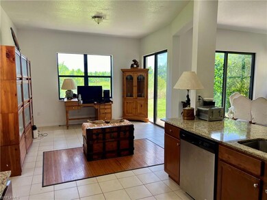 Kitchen & family area/home office