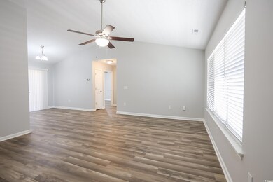 Unfurnished room featuring visible vents, ceiling 
