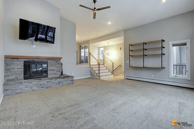 Living Room with Fireplace