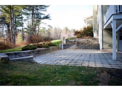 Exterior Back. Patio area with open...