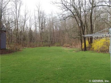 Backyard. Large village lot backs up to Naples Cre