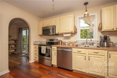 Beautiful kitchen with stainless steel appliances 