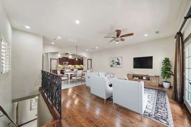 A view of the second floor living areas. This room