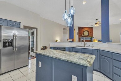 Great open concept! Granite on island