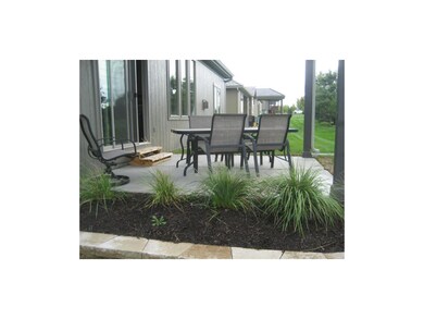 Covered patio makes a great outdoor living area.