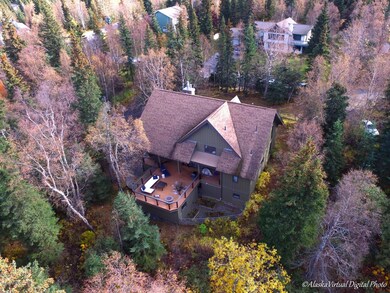 Tucked into the trees
