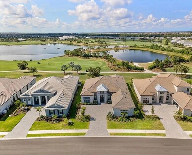 Exquisite Aerial View Showcasing Double Water Views From the Opening Hole Accessible From Your Backyard