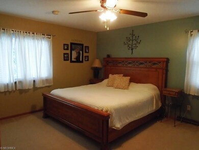 The Master bedroom has large replacement windows a