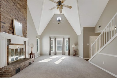 View from Dining Area into Great Room