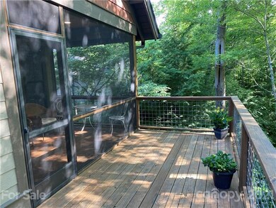 unique screened porch and expansive decks
