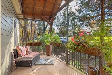 Front porch off main level