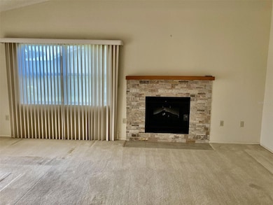 Fireplace in living room