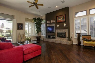 Great Room with a self starting gas fire