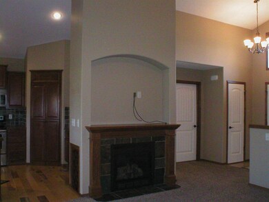 Living room features a gas fireplace (which has ne