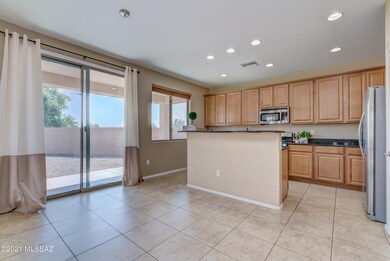 Kitchen w/ Sliding Door to Backyard