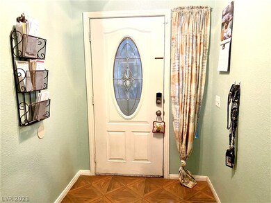 The entry foyer