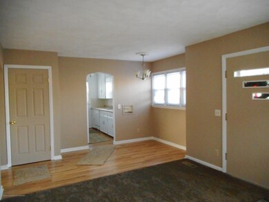 Dining area open to L. R.