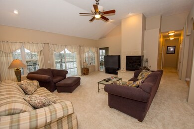 Open floor plan, and plenty of living space.
