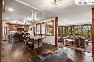 Seamless flow from dining area to kitchen