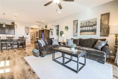 Great room open to gourmet kitchen features 10' ce