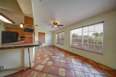 The Florida room has a door to the backyard.