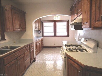 Plenty of cabinets and counters.