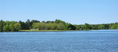 view of the property from across the reservoir