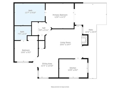 Great floor plan for shared living.