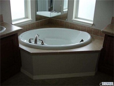 Soaking tub in Master Bathroom