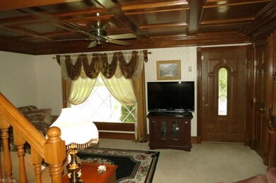 Living room right when you walk into the home with
