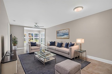 Living Room Virtually Staged