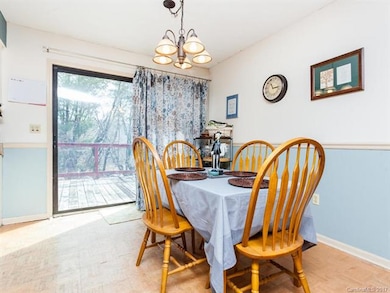 Dinning Room exits onto back deck