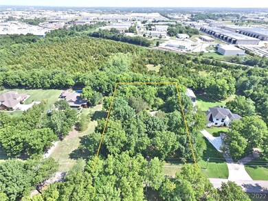 Front to back of property.