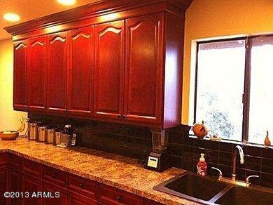 Upgraded cabinets, counters