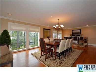 Formal dining room with tons of space and terrific