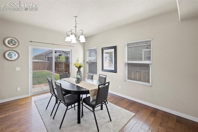 Dining Area with walkout to backyard