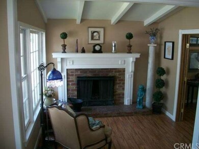 Library/reading room with fireplace