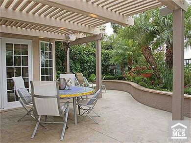 Beautifully designed patio functions as an out-doo