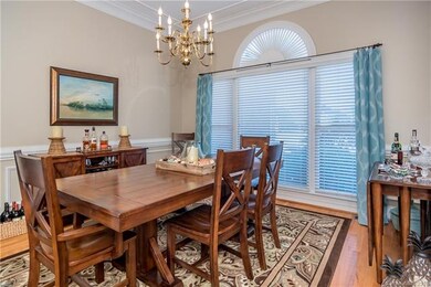 Nice open formal Dining space with great natural l