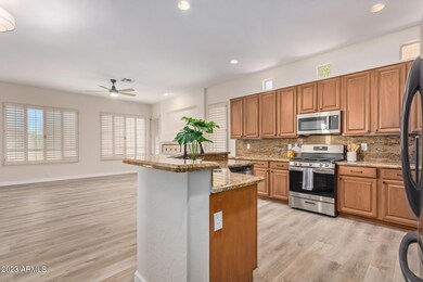 open kitchen to family room