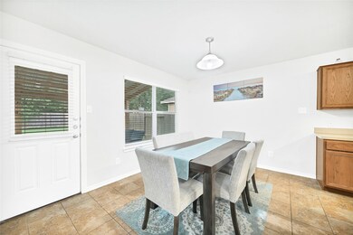 Dining room offers a great flow to the kitchen