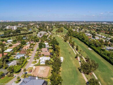 Aerial view of neighborhood