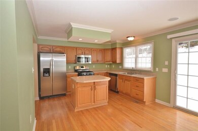 Hardwood flooring throughout main floor continues 